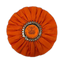 Heavy Cut Clear Dipped Airway Buffing Wheels - Orange Ruffy Airway - 10"