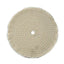 Zephyr Polishing Wheel WHITE COTTON MUSLIN 3/8" STITCHING 60-PLY 8"  3 3 0
