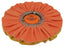 Heavy Cut Clear Dipped Airway Buffing Wheels - Orange / Yellow Quickcut Airway - 10"