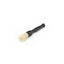 Boar Hair Brush - Natural Black Boar Hair - Short Handle - Black Detail Factory